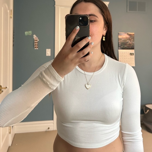 Garage white long sleeve tshirt - Picture 2 of 5